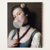 Miss Sassy die bubbelgom blaast Planner (Achterkant)