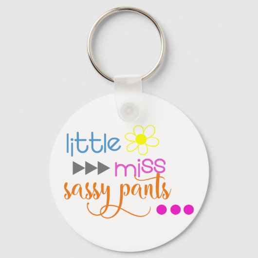 Miss Sassy Pants Sleutelhanger (Voorkant)