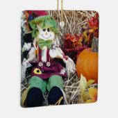 Miss Scarecrow-Ornament Keramisch Ornament (Rechts)