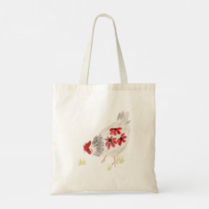 Miss Scarlet Schattige Chicken Tote Bag