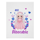 Miss schattig perfect poster (Voorkant)