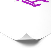 Miss schattig perfect poster (Hoek)