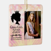 Miss September 2020 kerstboom Keramisch Ornament (Rechts)