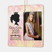 Miss September 2020 kerstboom Keramisch Ornament (Links)