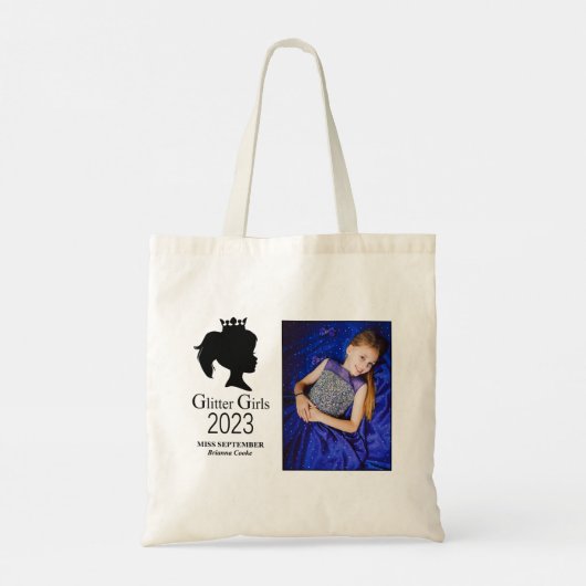 Miss September 2023 Canvas tas (Achterkant)