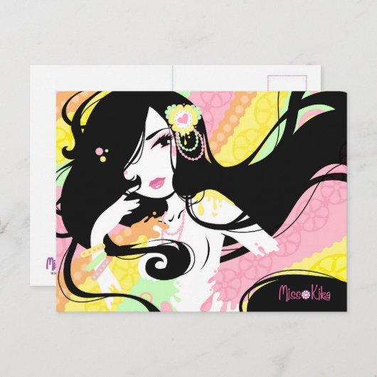 Miss Sherbet Briefkaart (Voorkant / Achterkant)