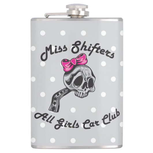 Miss Shifters Flask Heupfles (Voorkant)