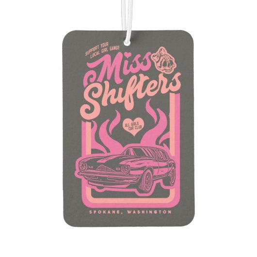 Miss Shifters luchtverfrisser (Achterkant)
