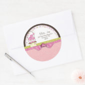 Miss. Stickers voor Jen Basket Mailing Label (Envelop)