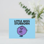 Miss Stubborn | Wapengewassen Briefkaart (Staand voorkant)