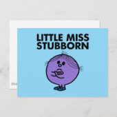 Miss Stubborn | Wapengewassen Briefkaart (Voorkant / Achterkant)