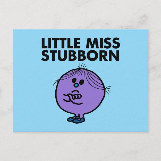 Miss Stubborn | Wapengewassen Briefkaart (Voorkant)