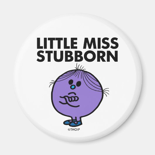 Miss Stubborn | Wapengewassen Magneet (Voorkant)