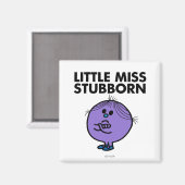 Miss Stubborn | Wapengewassen Magneet (Voorkant / Achterkant)