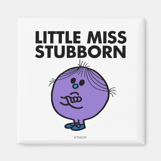 Miss Stubborn | Wapengewassen Magneet (Voorkant)
