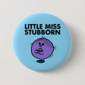 Miss Stubborn | Wapengewassen Ronde Button 5,7 Cm (Voorkant)