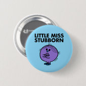 Miss Stubborn | Wapengewassen Ronde Button 5,7 Cm (Voorkant /achterkant)