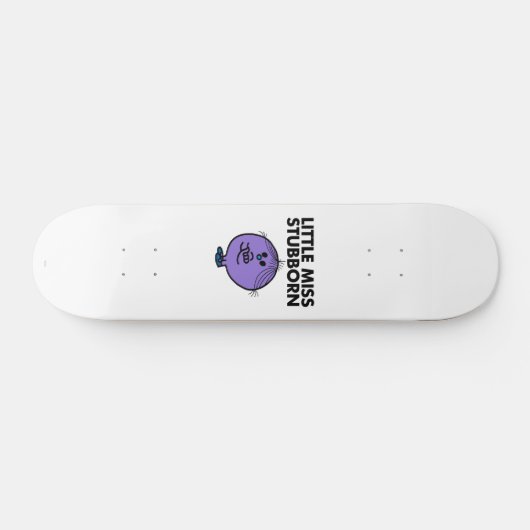 Miss Stubborn | Wapengewassen Skateboard (Horizontaal)