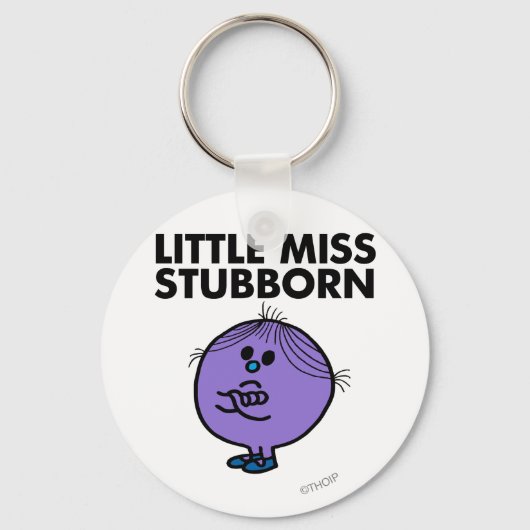 Miss Stubborn | Wapengewassen Sleutelhanger (Voorkant)