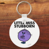 Miss Stubborn | Wapengewassen Sleutelhanger (Voorkant)