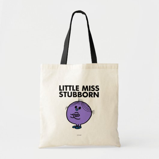 Miss Stubborn | Wapengewassen Tote Bag (Voorkant)