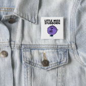 Miss Stubborn | Wapengewassen Vierkante Button 5,1 Cm (In situ)