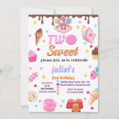 Miss Summer schattig kinder meisje twee lieve 2e v Kaart (Voorkant)