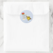 Miss Sunshine | Alles wat je nodig hebt is... Ronde Sticker (Tas)