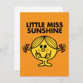 Miss Sunshine | Financiering en terugdringing Briefkaart (Voorkant / Achterkant)