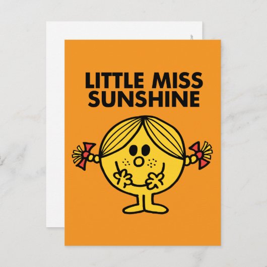 Miss Sunshine | Financiering en terugdringing Briefkaart (Voorkant / Achterkant)