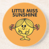 Miss Sunshine | Financiering en terugdringing Zandsteen Onderzetter (Voorkant)