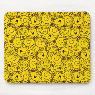Miss Sunshine   Fun Yellow Smile Pattern Muismat
