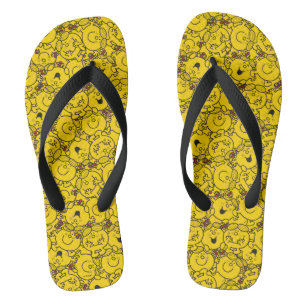 Miss Sunshine   Fun Yellow Smile Pattern Teenslippers