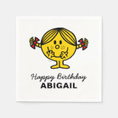 Miss Sunshine | Geboortedag Servetten (Voorkant)