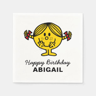 Miss Sunshine   Geboortedag Servetten