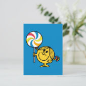 Miss Sunshine | Giant Lollipop Briefkaart (Staand voorkant)