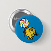 Miss Sunshine | Giant Lollipop Ronde Button 5,7 Cm (Voorkant /achterkant)