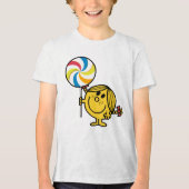 Miss Sunshine | Giant Lollipop Tri-Blend Shirt (Voorkant)