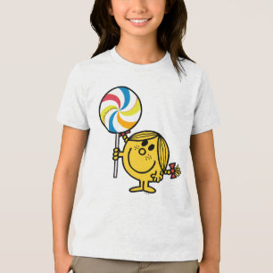 Miss Sunshine   Giant Lollipop Tri-Blend Shirt