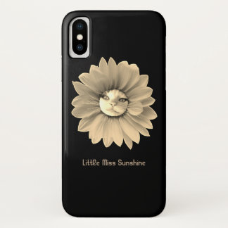 Miss Sunshine glimlachende kat Case-Mate iPhone Case