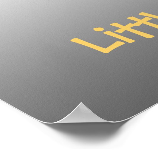 Miss Sunshine glimlachende kat Poster (Hoek)