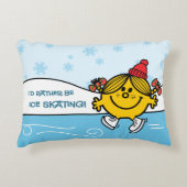 Miss Sunshine Ice Skating Accent Kussen (Voorkant)