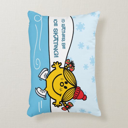 Miss Sunshine Ice Skating Accent Kussen (Voorkant(Verticaal))