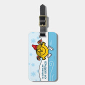 Miss Sunshine Ice Skating Bagagelabel (Voorkant verticaal)