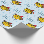 Miss Sunshine Ice Skating Cadeaupapier (Hoek)