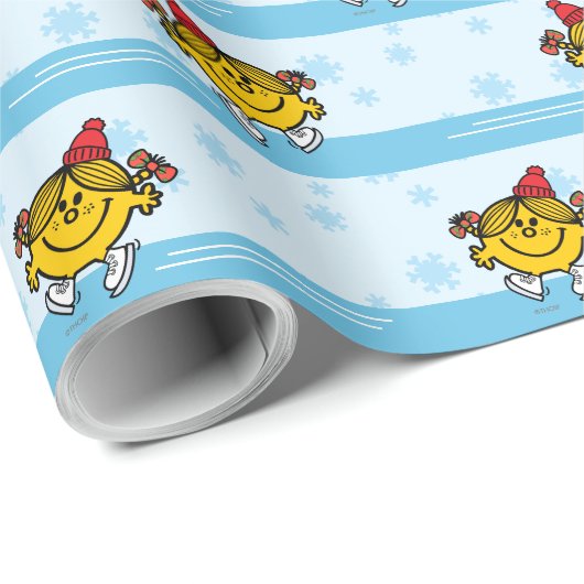 Miss Sunshine Ice Skating Cadeaupapier (Rol Hoek)