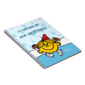 Miss Sunshine Ice Skating Notitieboek (Rechterzijde)