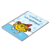 Miss Sunshine Ice Skating Notitieboek (Linkerzijde)