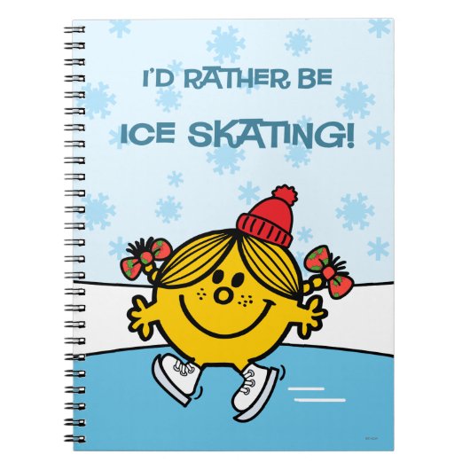 Miss Sunshine Ice Skating Notitieboek (Voorkant)
