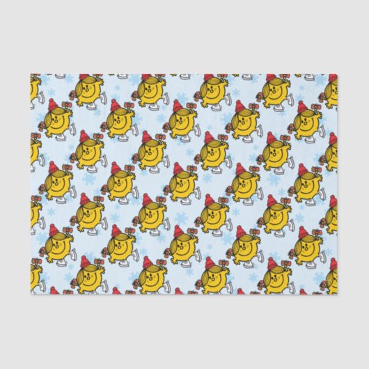 Miss Sunshine Ice Skating Tissuepapier (Voorkant)